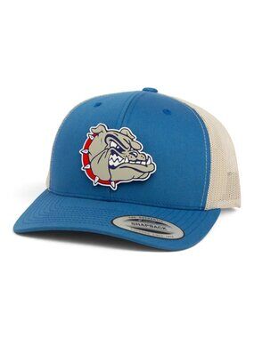 Gonzaga Bulldogs 3D YP Snapback Trucker Hat- Steel Blue/ Silver